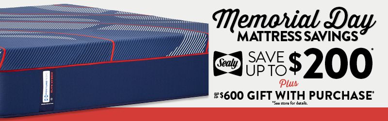 Sealy - Save Up To $200 on Sealy Mattresses this Memorial Day Savings